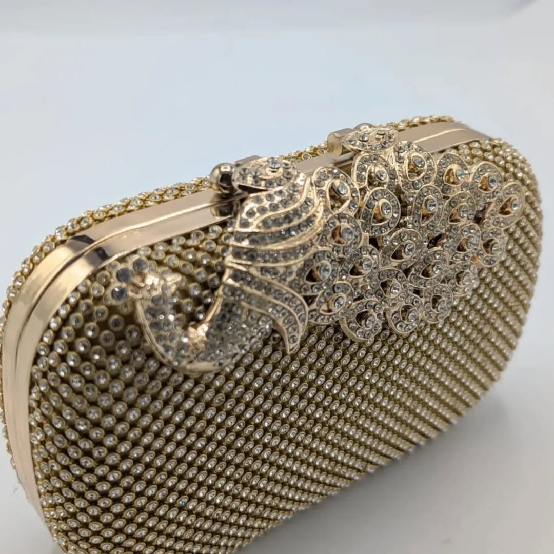 Gilded Halo Clutch
