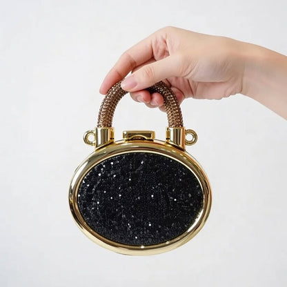 Golden Orbit Clutch