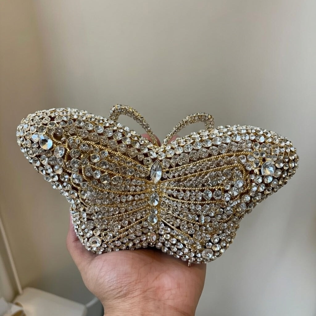 Butterfly Bling Clutch