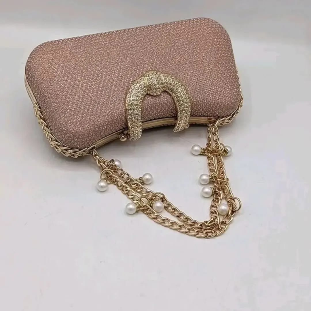 Pearl Charm Clutch