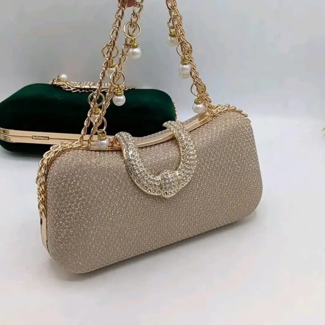 Pearl Charm Clutch